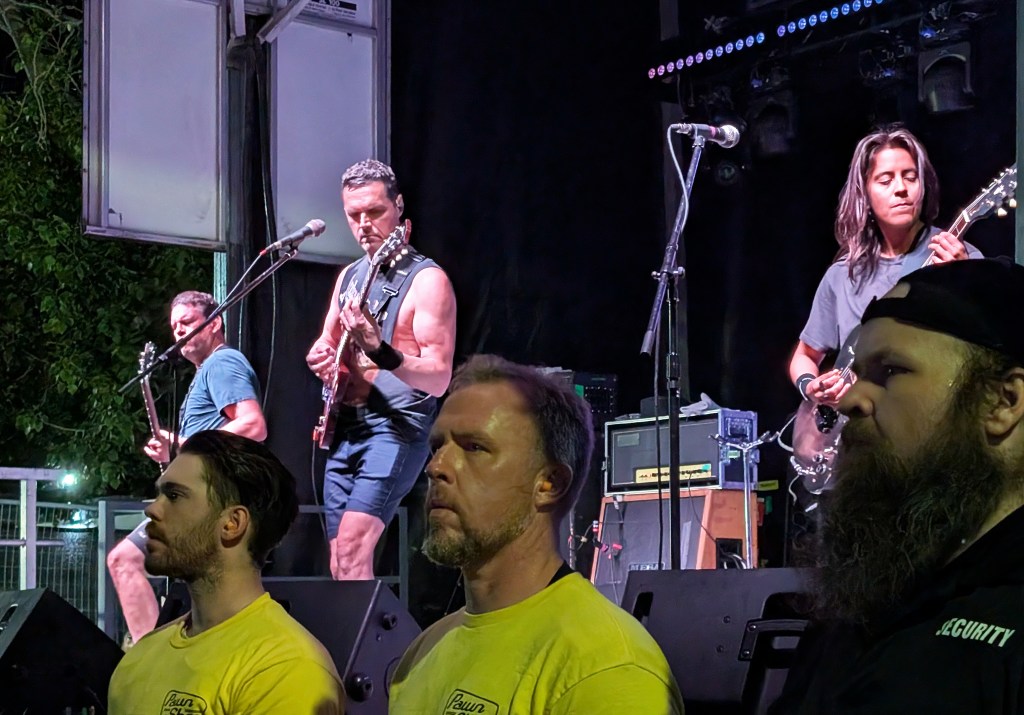 Propagandhi perform in Edomonton, Alta., on Saturday, Aug. 29, 2026. (Photo by Lisa Gillan)
